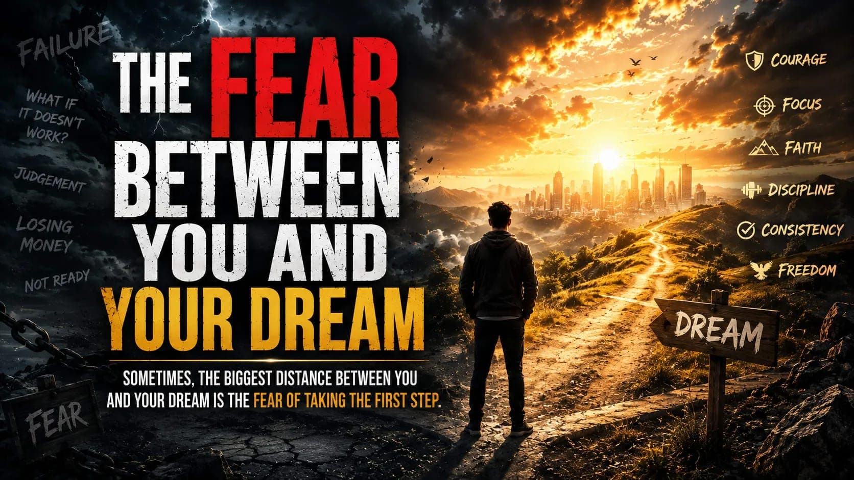 The Fear Between You and Your Dream