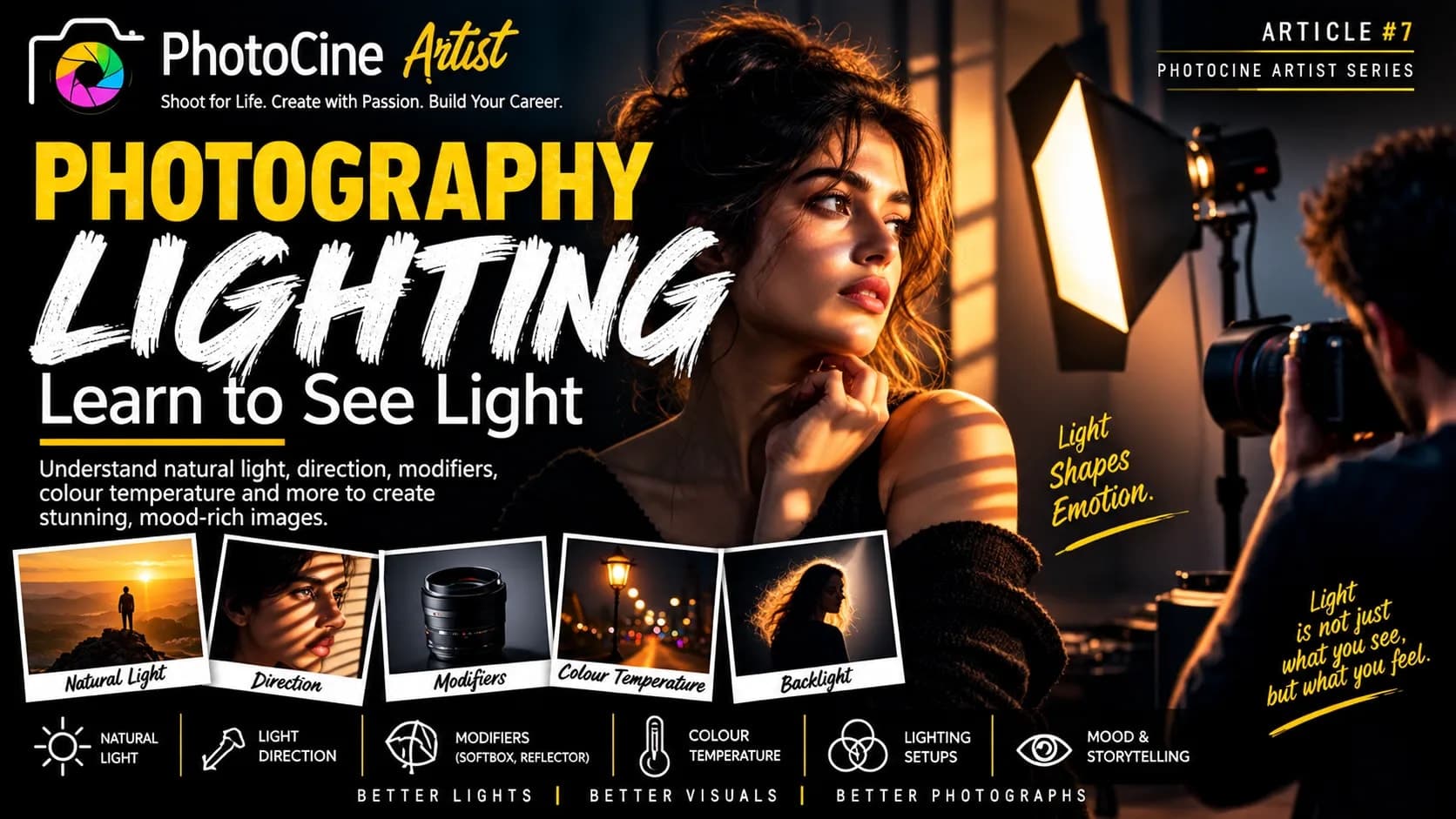 Photography Lighting Learn to See Light
