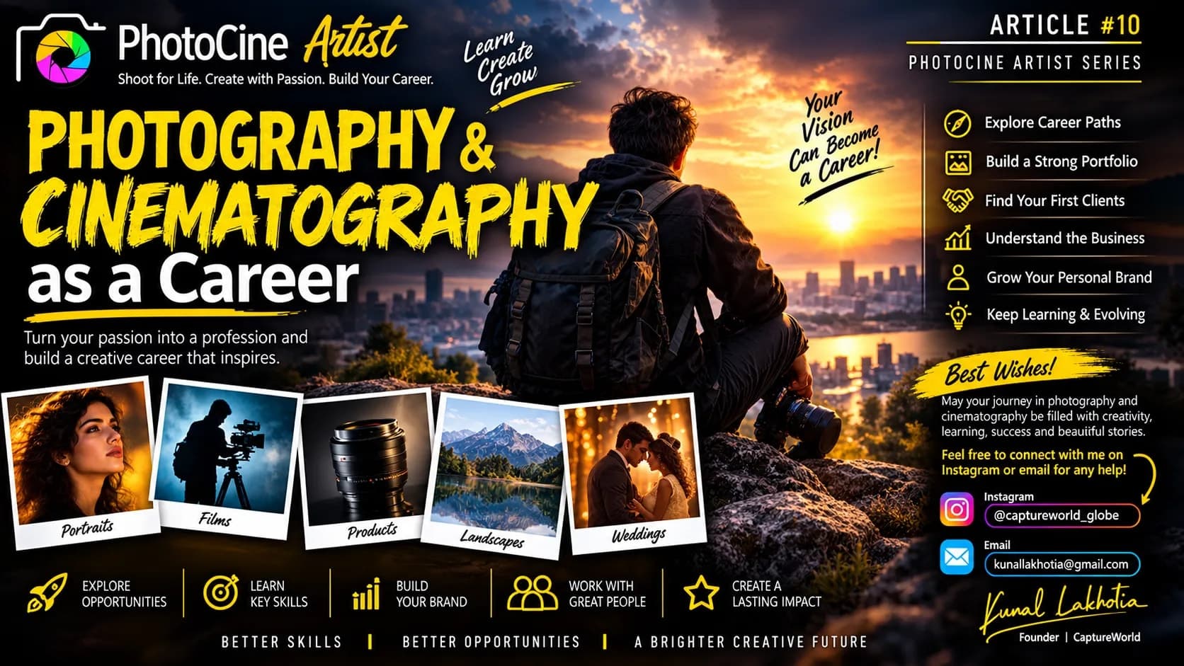 Photography & Cinematography as a Career