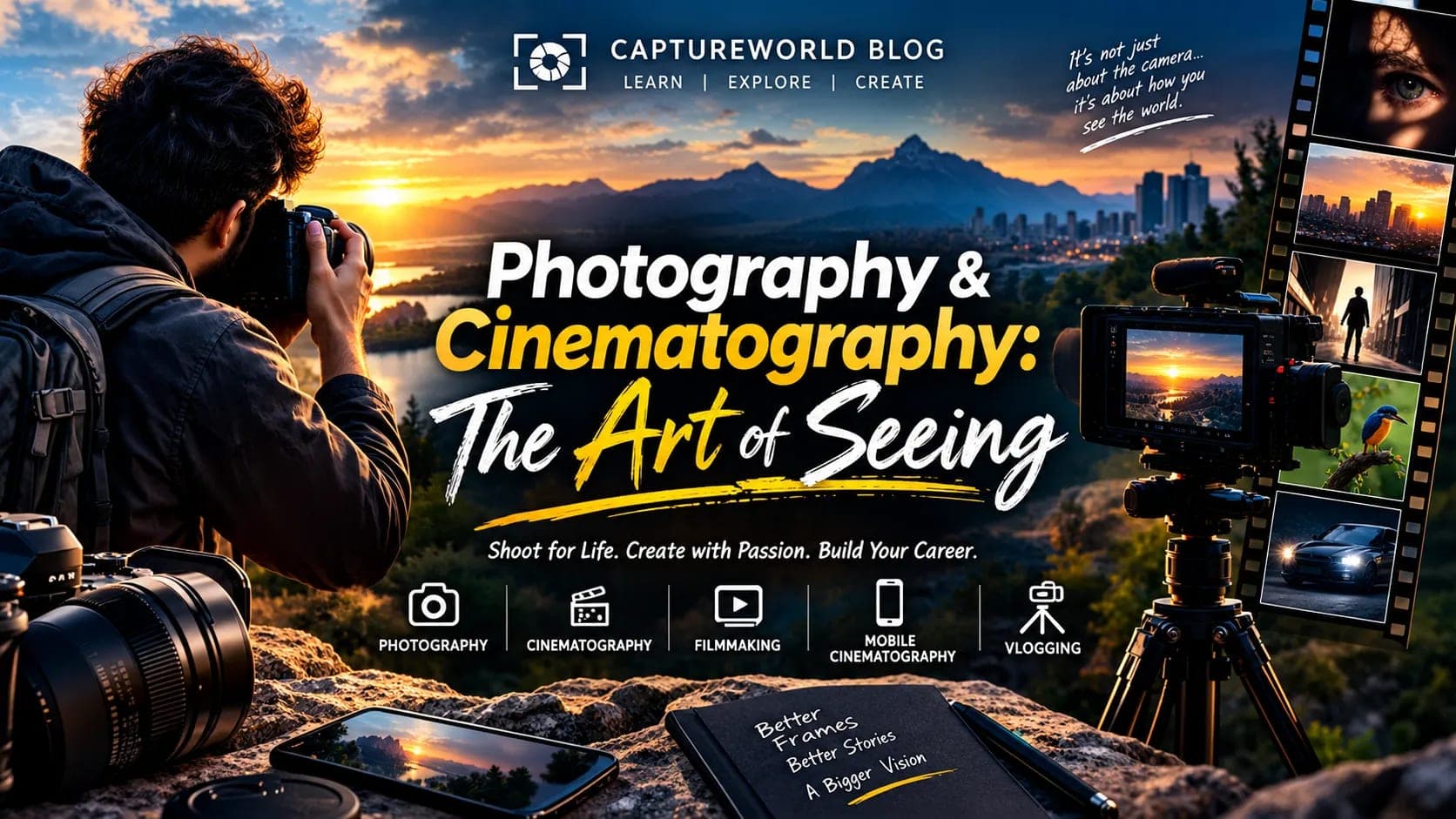 Photography & Cinematography: The Art of Seeing